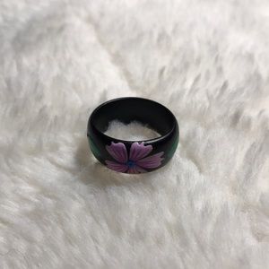 Painted Wood Ring